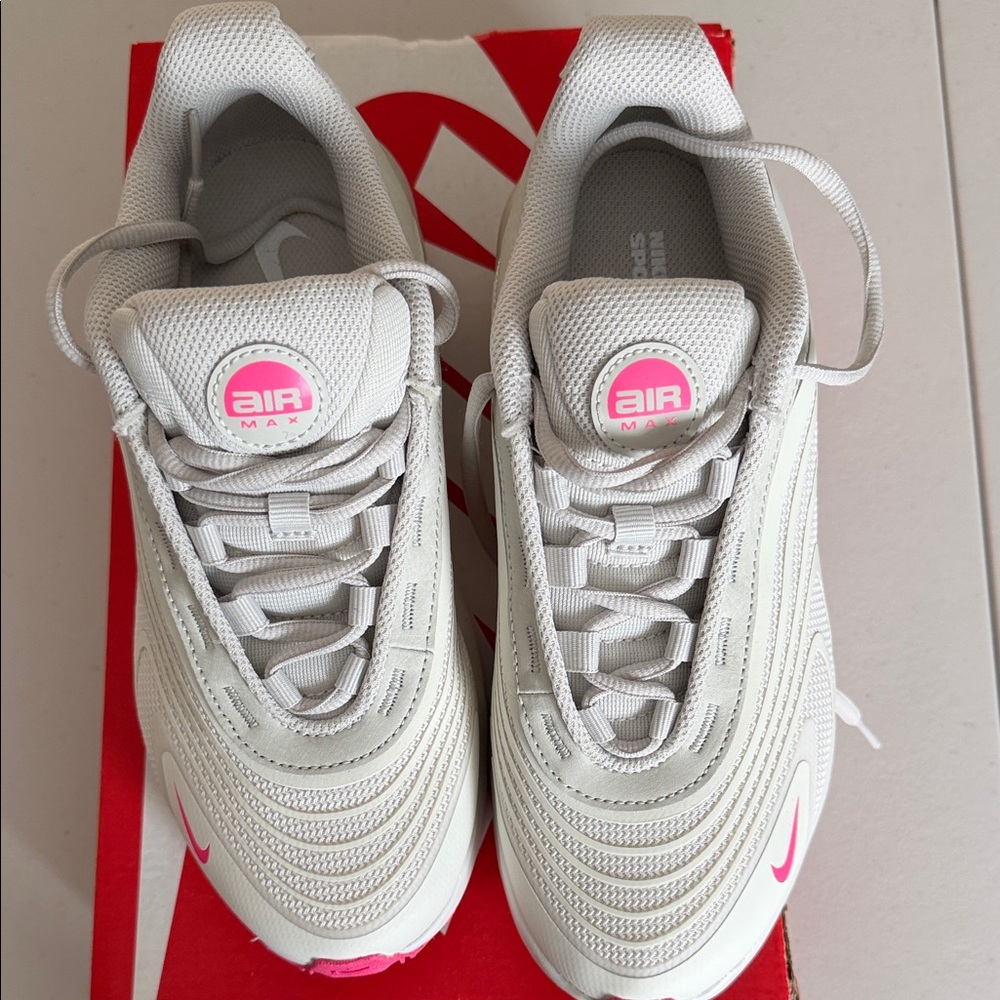 Nike Air Max Fire Girls Lace Up Athletic Sneakers